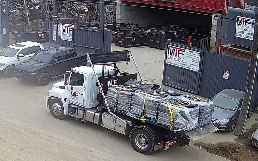 MTF Group truck on the road